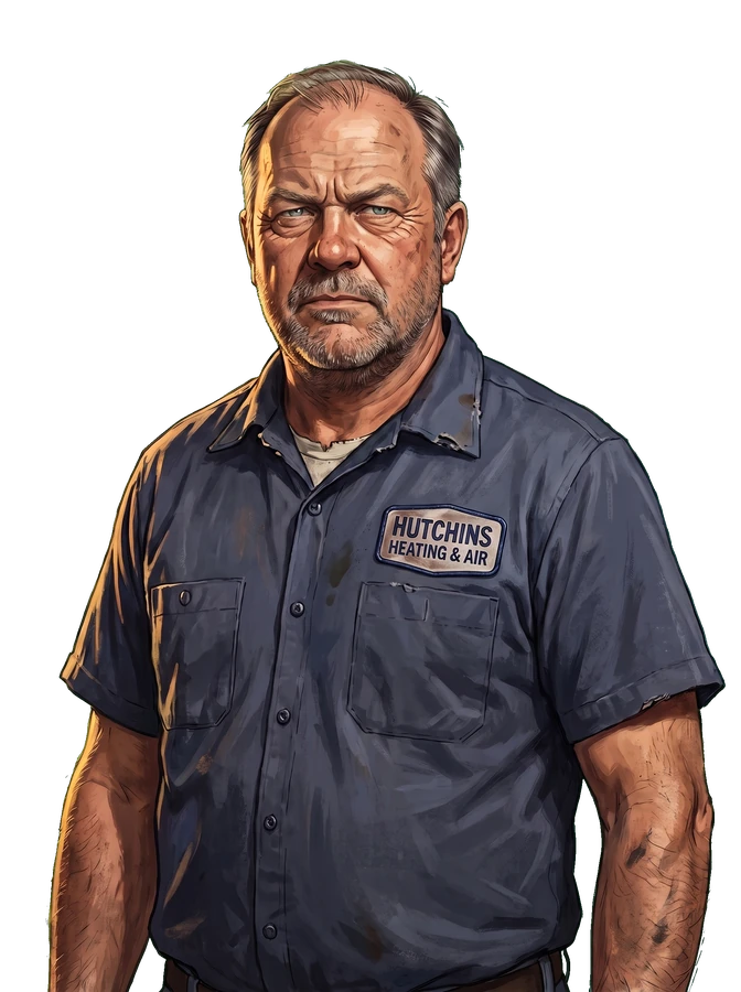 Dale at his driveway